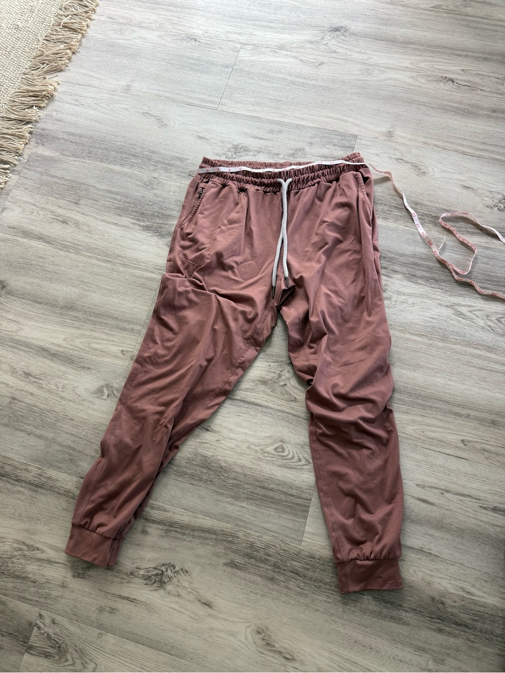 Women’s Jogger Pants in Dusty Rose - Comfortable Slim Fit
